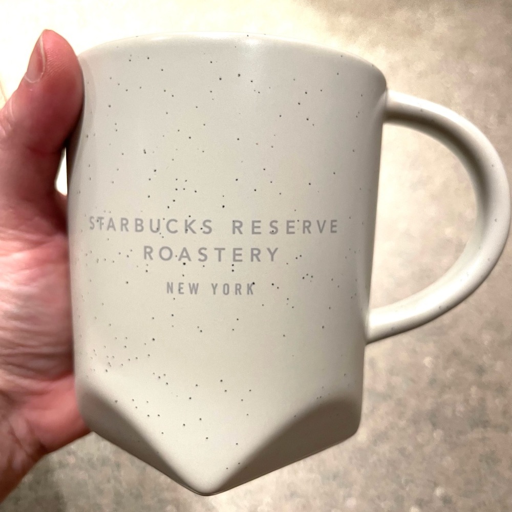Starbucks Reserve Bevel mug in speckled bone Starbucks Reserve mug 16 fl oz